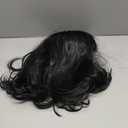 Men Short Straight Black Cosplay Bob Wig with Bangs for Halloween Role Play Costume Accessories