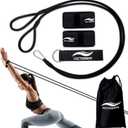 Victorem Arm Resistance Band for Working Out -Stretching J-Resistance Bands with Handles for Muscle Mobility, Baseball/Softball Exercise Bands Resistance Tube Set-Resistant Band Workout Guide Included