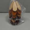 Wooden Trivets for Hot Dishes, Trivet Tree Christmas Tree Trivet Coasters Set of 4 for Hot Pot Pans Bowls Drinks Plates, Table Decor Coaster for Home and Restaurant (Bright-colored)