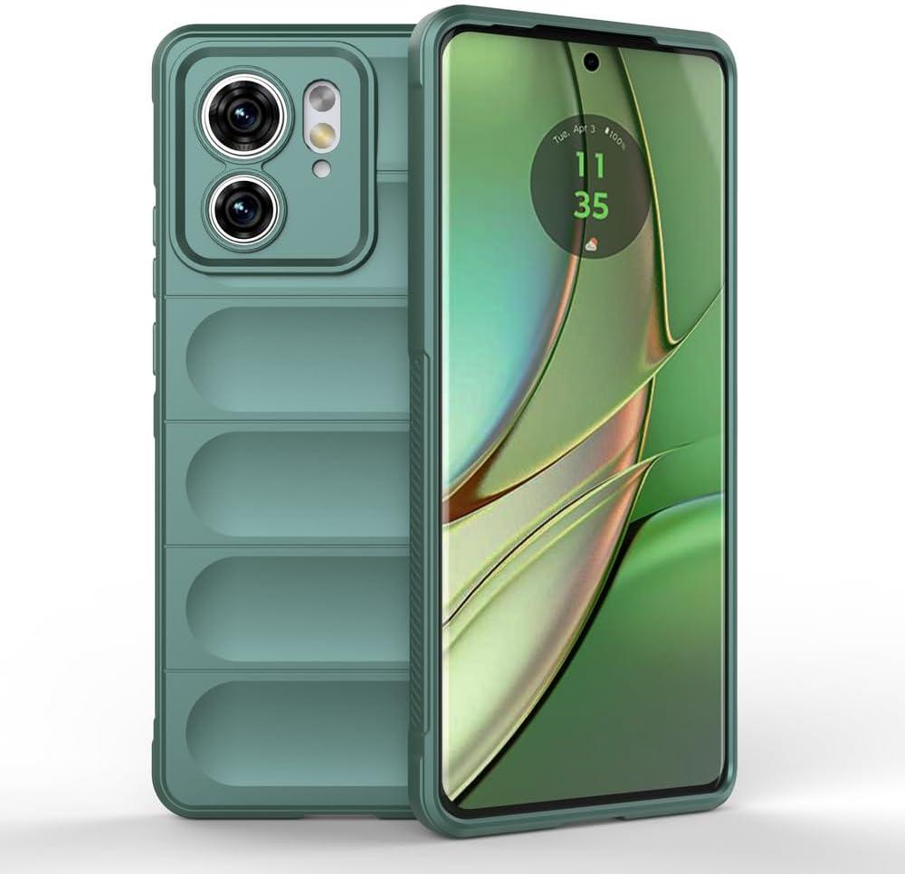 Compatible with Motorola Edge 2023 Case Cover,TPU Mobile Phone Soft Compatible with Motorola Moto Edge 40 5G Case Cover Green