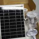 7W Solar Panel for Ring,3Pack Solar Charger for Stick Up Cam, Stick Up Cam Pro, Spotlight Cam Plus/Pro with 10FT/3M Waterproof Long Cable and USB-C to Barrel Plug Adapter