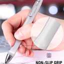 Nicpro 6PCS Pastel Mechanical Pencil Set 0.7 mm, Cute Mechanical Pencils with Comfort Grip with 12 Tubes HB Lead Refill, 3 Eraser, 9 Eraser Refills for Student Writing, Drawing, Sketching- with Case