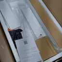 Keonjinn 30 x 26 Inch White Medicine Cabinet Mirror, Assembly Needed, in Wall Medicine Cabinets for Bathroom, Lightweight, Adjustable Shelves, Tempered Glass, Soft Closing, Recessed or Wall Mount