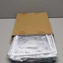 Windyun 8 Pcs Clear Zippered Organizers 12''x12''x12'' Moving Bags with Reinforced Handles Heavy Duty Storage Cube Tote Storage Bags Bins for Clothes Moving Supplies Linens Shoes Closet Organizer