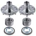 FEIDKS 2 Front Wheel Hub Bearing Kits Compatible with Toyota 4 Runner 1996-2001 Sequoia 2001-2007 Tundra 2000-2006 Tacoma 1999-2004# WH5170112W NT517011 710571 2WD Only