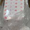 Soulchen Mahjong Tile Bag Set with 160 Orange Acrylic Mahjong Tiles with Zippered Letters for Family and Party Adults(1.4 x 1 x 0.8 Inches)