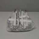 Space Saving 6 Tier Pant Hangers, Anti-Slip, Lightweight, Stainless Steel, 2 Pack, White