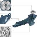 AULINK 1A021-73030 Water Pump (C&U Bearing) For Kubota L2050 L2250 L2350 L2550 L2650 L2800 L2900 L2950 L3000 L3010 L3240 L3300 L3430 L3830 L4200 L4610 L4300 L4310 M4700 MX5100