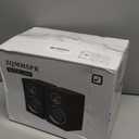 Computer Speakers for Desktop PC, Active Bookshelf Speaker with 3 Carbon Fiber Woofer and Silk Film Tweeter ,Supports Bluetooth 5.3, USB-C, AUX/RCA Input for Record Player TV - Black Stereo Set