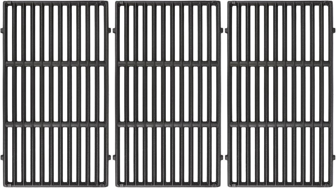 3 x Grill Grates for Weber Genesis II - GS4 Cooking Grate Replacements for Weber 66089 66097, Cast Iron, 18.75"