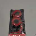 Barbell Clips 1 Inch Quick Release Weight Clamps 0.9-1.18inch Multi-Size Adjustable Olympic Clamps for Bars (Red)