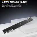OCPTY Mulching Blades 54 inch Deck Mower Blades for John Deere S2554 1999-2001 GT2554 2002 325 335 345 425 445 GS25 GS35 GS45 GS75 F725 HD45 HD75 G100 for Sabre 2254HV 2354HV 2554HV S2554,3 pack