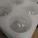 Retisee 4 Pcs Glass Globe Replacement for G9 Bulb Lighting Replacement Glass Lampshade 4 Inch Light Bulb Cover Light Fixtures, 0.8 Inch Fitter (Transparent)