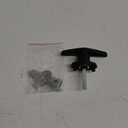 Keyed-Alike Locking T-Handle Kit for Truck Camper Shell/Cap & Topper - Black T-Handle Lock Set with Door Compatibility (Right)