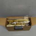 75PCS Gold Plastic Silverware for 25 Guests, Heavy Duty Gold Disposable Utensils Sets, Includes 25 Forks, 25 Spoons, 25 Knives, Elegant Cutlery Perfect for Wedding, Party