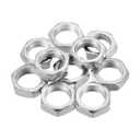PATIKIL M20 x 1.5 Steel Hex Nuts, 3 Pack Metric Thread Zinc Plated Finished Hardware Nuts Screw Bolt Fasteners 9mm Height