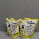 J.R. Watkins Gel Hand Soap Refill, Moisturizing Hand Wash, Formulated with Plant-Based Cleansers, Alcohol-Free, Cruelty-Free, Lemon, 34 Fl Oz, 2 Pack