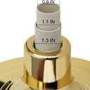 FRF FLAG Base Stand for Flag Indoor,Gold Interior Flag Holder Stands, Flag Pole Base for 1.3 Inch,1.1 and 0.9 Inch Diameter Flag Pole