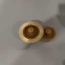 Kitchen Sink Drain Strainer, 3 in 1 Pop Up Kitchen Sink Stopper, with an Extra Basket Strainer, Universal for US Standard 3-1/2 Inch, Brushed Gold