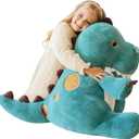 EARTHSOUND Giant Dinosaur Stuffed Animal Plush Toy,Large Jumbo 23" Cute Soft Toys,Big Size Huge Fluffy Plushy Oversized Fat Plushie,Gifts for Kid