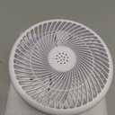 Primevolve Portable Oscillating Standing Fan,Rechargeable Battery Operated USB Floor Table Desk Fan with Remote, Bedroom Camping Travel Fans White 7.7"