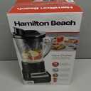 Hamilton Beach Wave Crusher Blender for Smoothies With 40 Oz Glass Jar and 14 Functions, Ice Sabre Blades & 700 Watts for Consistently Smooth Results, Black & Stainless Steel (54220)