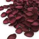 Ling's moment 200pcs Rose Petals, Silk Flower Petals for Wedding/Aisle/Flower Girl Baskets/Table Centerpiece Dcor,etc.Red Burgundy