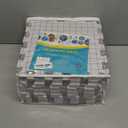 Yiitoll Blocking Mats for Knitting & Crochet, 2 in1 Double Side Knitting Blocking Mat with Grid and Radial, Extra Thick 9 Packs Crochet Blocking Board for Needlepoint with 100 T-pins and Storage Bag