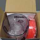 Mueller Smoothie Blender for Smoothies - Personal Blender for Shakes, Frozen Drinks, Baby Food & More, 15oz Travel Cup and Lid, Durable Stainless Steel Blades for Powerful Blending Performance, Red