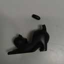 Home-X Cat Phone Stand, Cute Desktop Smartphone Holder, Vertical or Horizontal, Universal Cell-Phone Stand, Black