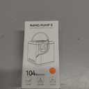 Portable Air Pump for Inflatables, 2400mAh Ultra Powerful Mini Air Mattress Pump with Camping Light, 4.5kPa Electric Air Pump Camping Gear for Pool Float, Air Mattress,Vacuum Storage Bags