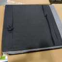 HONBAY Modular Sectional Sleeper Sofa with Pull Out Bed, Chenille L Shaped Couch with Storage Seats, Convertible Sectional Couches for Living Room, Warm Grey