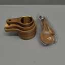 Wooden Measuring Cups and Spoons Set - Cute Measuring Cups, Wood Kitchen Accessories