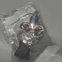 IMSFQFWL 2PCS Vintage Hardware, Wall Hooks Curtains Tie Backs Coat Hanger Gold Bronze Silver Decorative Wall Hanging Coat Hooks French Fleur De Lis (Silver)