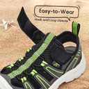 Balabala Kids Sandals Boys Sandals Girls Sandalsr Beaches Sandals Outdoor Sports Sandals Non-slip Summe Athletic Sandals (13 Little Kid, Dark Grey)