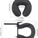 Universal Massage Table Face Cradle & Cushion, Adjustable Massage Chair Spa Bed Headrest & Face Pillow Support, Massage Platform Head Rest Cushion Cradle for Salon Home Mattress Top Massage Kit
