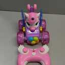 Unicorn RC Cars for Girl Toys with Glowling Crystal Wings &Eyes Lights,360Rotation Remote Control Car Unicorn Stunt Car Birthday Gifts Easter Basket Stuffers for 3 4 5 6 7 8 9 10 Year Old Girls