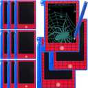 Nezyo 12 Pack Spider Party Favors Mini LCD Writing Tablet 4.6 Inch Doodle Board Drawing Tablet Erasable Reusable Electronic Drawing Pads for Spider Party Decor Birthday Supplies