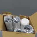 Closet Rods for Hanging Clothes, 17 to 84 Inch Heavy Duty Stepless Adjustable Closet Hanging Rod, 1.3 Inch Diameter Metal Closet Rod for Wardrobes Laundry Bedroom RV, White