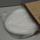 Bemis 7300SLEC Slow Close Toilet Seat, Easy Clean Hinges and Durable Plastic Seat, Made in USA, Elongated, White