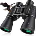 20x50 High Powered Binoculars for Adults, Waterproof Compact Binoculars with Low Light Vision for Bird Watching Hunting Camping Travel Cruise Hiking Sports Stargazing, Christmas Birthday Gifts for Men (Black)