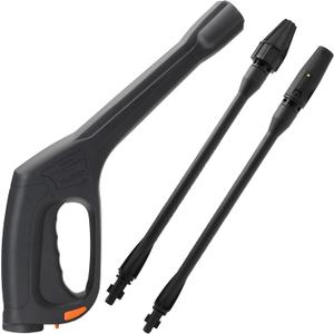 FIXFANS Pressure Washer Gun, Replacement Pressure Washer Wand with Jet and Turbo Nozzle – Compatible with Some of Portland Husky Black Decker Ford Pulsar ShopForce Taskforce Powerwasher Taskmaster