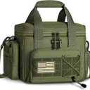 GLORIEROO Tactical Cooler Lunch Box for Men, Outdoor Gifts for Men, 15L Large Heavy Duty Insulated Lunch Bag Waterproof Construction Cooler Lunchbox for Work (Green)