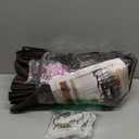 Dark Chocolate Pinch Pleated Linen Curtains 2 Panels for Living Room Bedroom Memory Training Shaped Semi Sheer Pleat Drapes with Hooks Rings Light Filtering Window Curtain 40x90