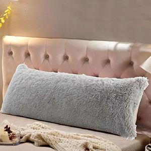 Reafort Luxury Long Hair, PV Fur, Faux Fur Body Pillow Cover/Case 21"x54" with Zipper Closure (21"x54" Body Pillow Cover, Grey) Reafort Luxury Long Hair, PV Fur, Faux Fur Body Pillow Cover/Case 21"x54" with Zipper Closure (21"x54" Body Pillow Cover, Grey)