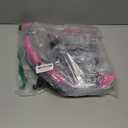 Snorkeling Gear for Adults, JRing Snorkel Mask Set with 180 Degree Tempered Glass Anti Fog Goggles Scuba Dry Top Snorkel for Swimming, Scuba Diving Mask for Men Women (Black+Pink (2 Pack))