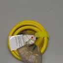 6 ft 10 Gauge Heavy Duty 3 Outlet Extension Cord Splitter with Indicator, Waterproof Outdoor Extension Cord with Multiple Outlets, 15A 1875W for Workshop, ETL Listed, Flexible Yellow SJTW