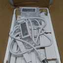 TUTOTAK Small End Table with Charging Station, Narrow Side Table with USB Ports and Outlets, Set of 2, Skinny Sofa Table, Slim Nightstand, Living Room, Bed Room, White TB01BW0602 (2-Tier7.9"D x 15.8"W x 22.5"H)