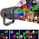 ZZHMASPLAY Christmas Projector Lights, Indoor/Outdoor, 12 Patterns, LED Snowflake Projector, Christmas Decorations for Xmas Holiday Party, Garden, Yard