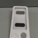 Waterproof Shower Phone Holder with Bluetooth Speaker, IPX4 Anti-Fog 360 Rotatable Suction Mount for Bathroom Kitchen